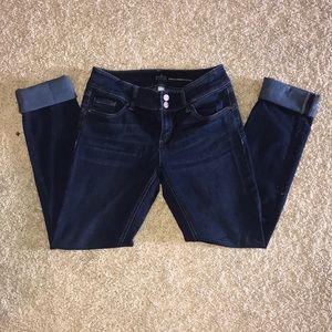 Dark denim NY&C Curve Creator Skinny Jeans